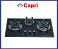 BẾP GAS ÂM KÍNH 3 LÒ CAPRI CR-309KT (BLACK)