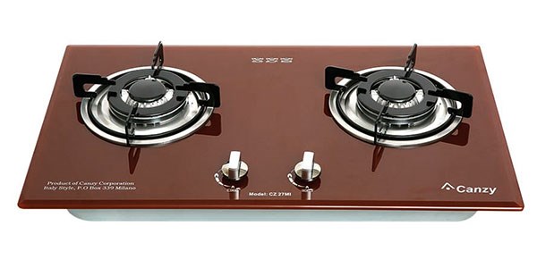 Bếp gas âm kính CANZY CZ 27MI ĐỎ
