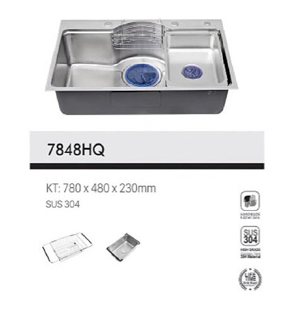 Chậu rửa chén VICTORY VIC7848HQ