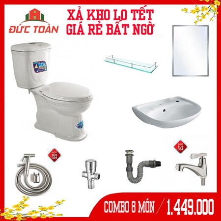Combo bàn cầu 8 món Standard 7