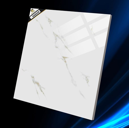 Đá bóng kiếng trắng vân khói 600x600