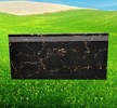 Đá cầu thang 470x1000 màu đen vân cam