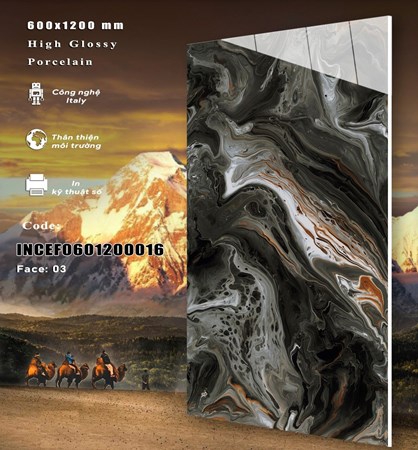 Gạch INDIA 600x1200 Bóng kính 16