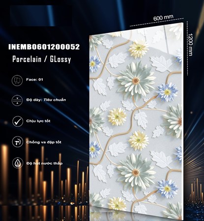 Gạch INDIA 600x1200 Bóng kính 52
