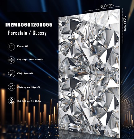 Gạch INDIA 600x1200 Bóng kính 55