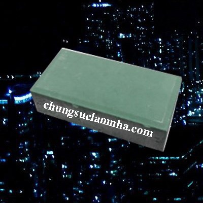 Gạch chữ nhật màu xanh