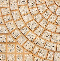 Gạch terrazzo 40x40 QP3 màu vàng