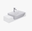 Lavabo rửa tay bán âm bàn INAX AL-345V